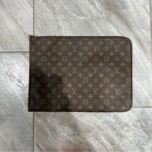 Louis Vuitton Brown Monogram Pouch